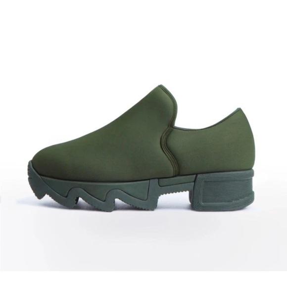 Iri Shoes - iRi NYC Wes Low Top Women's Platform Slip On Sneakers Sz 6 Green